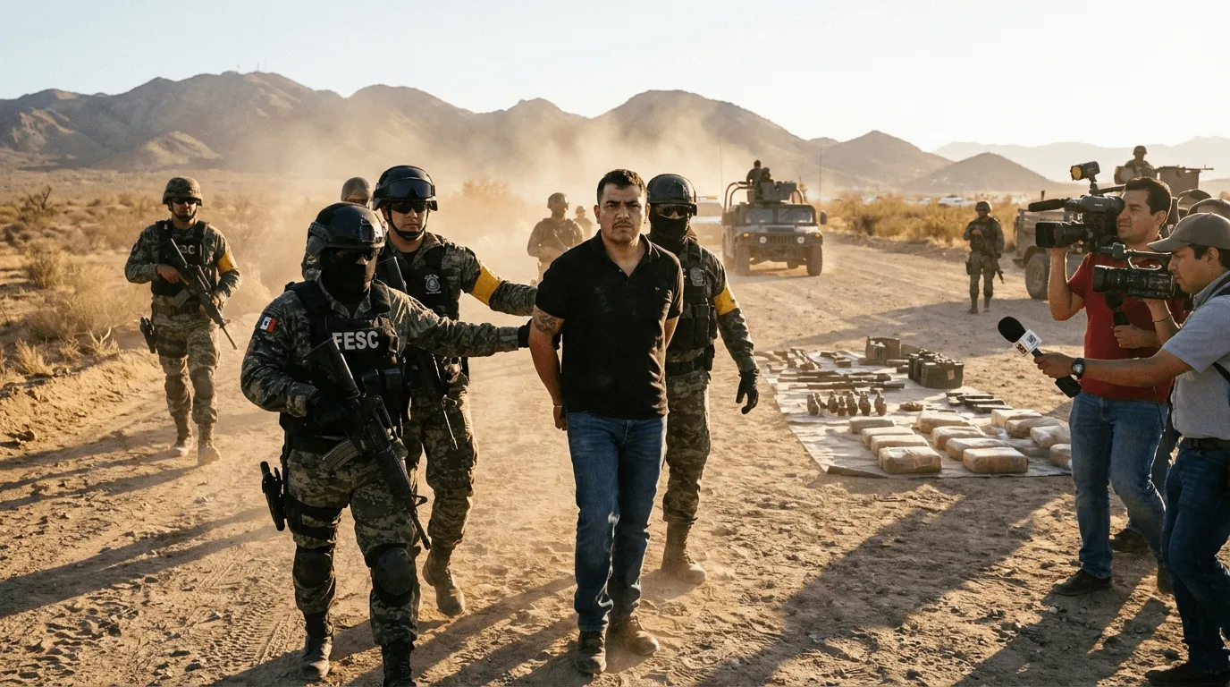 Detienen en el Valle de Mexicali a Javier Gabriel «N», alias «La Piruja»